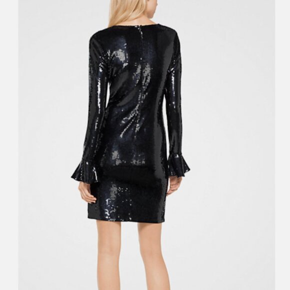 Michael Kors Sequin Bell Cuff Dress - Picture 2 of 6